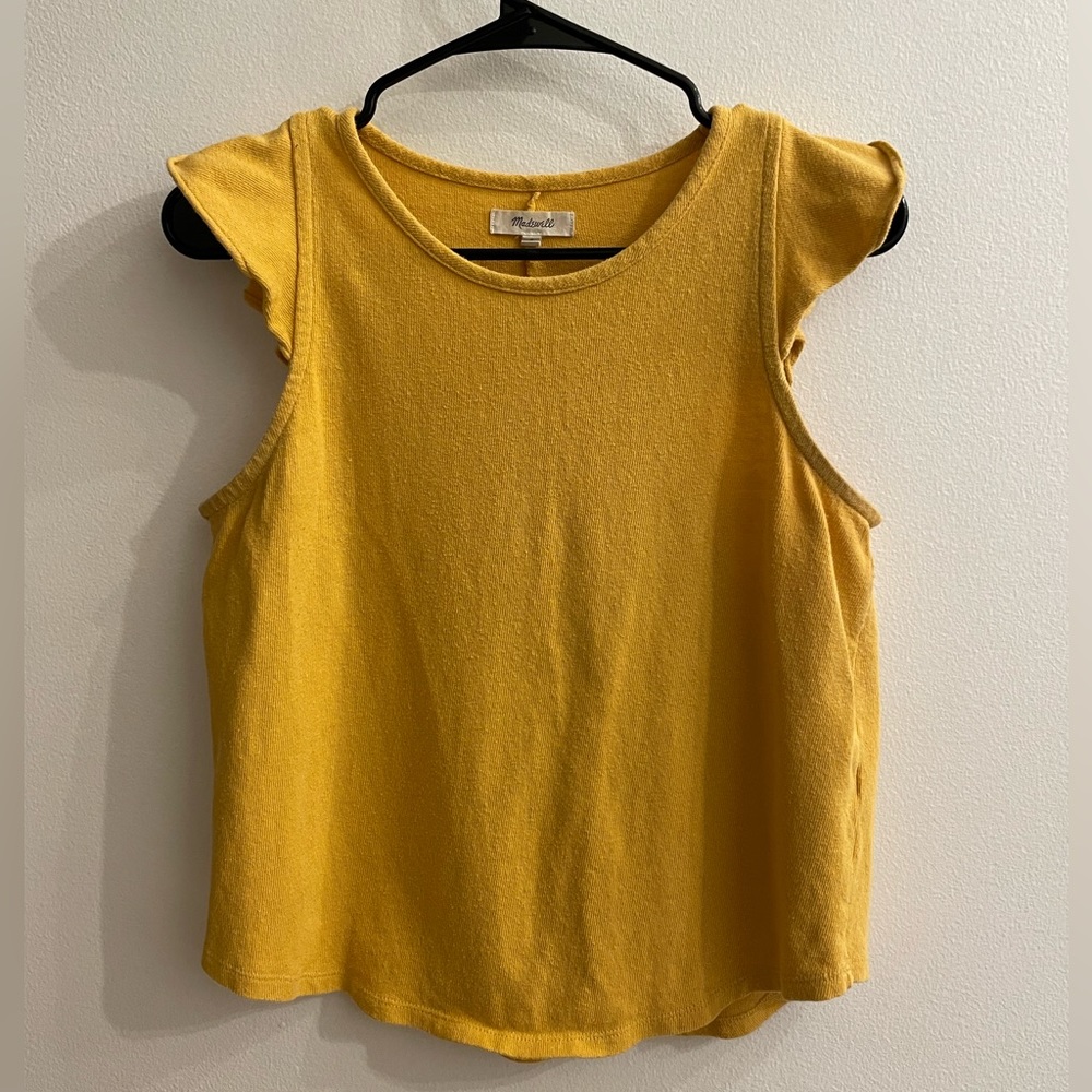 Madewell Yellow Blouse